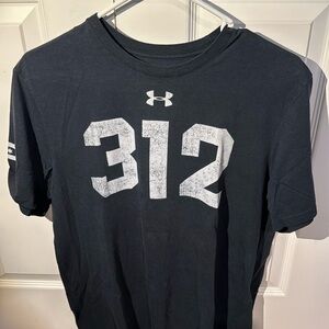 Chicago 312 Area Code Under Armour Shirt Mens M